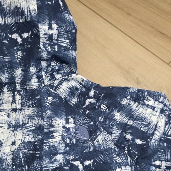 The North Face Flyweight Blue/White Windbreaker Running Jacket Women Sz S - Picture 9 of 16